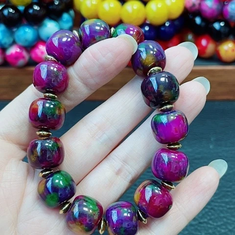 玛瑙未镶嵌手饰九子离火玉14