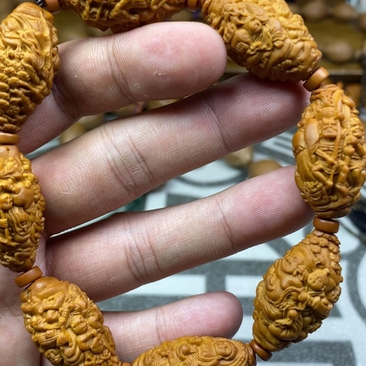 橄榄核手串/手链橄榄核雕工艺手串