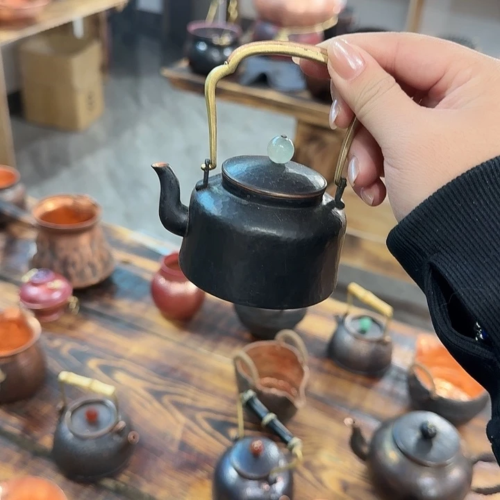 紫铜手工制作摆件一个