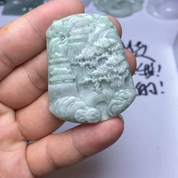 颈饰未镶嵌翡翠翡翠