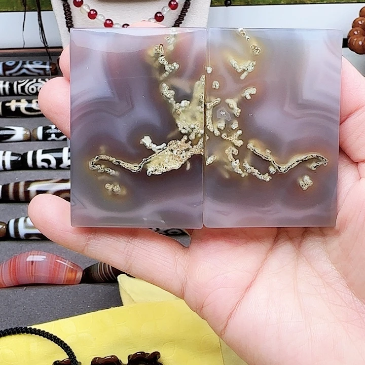 玛瑙/玉髓合金珠宝半成品