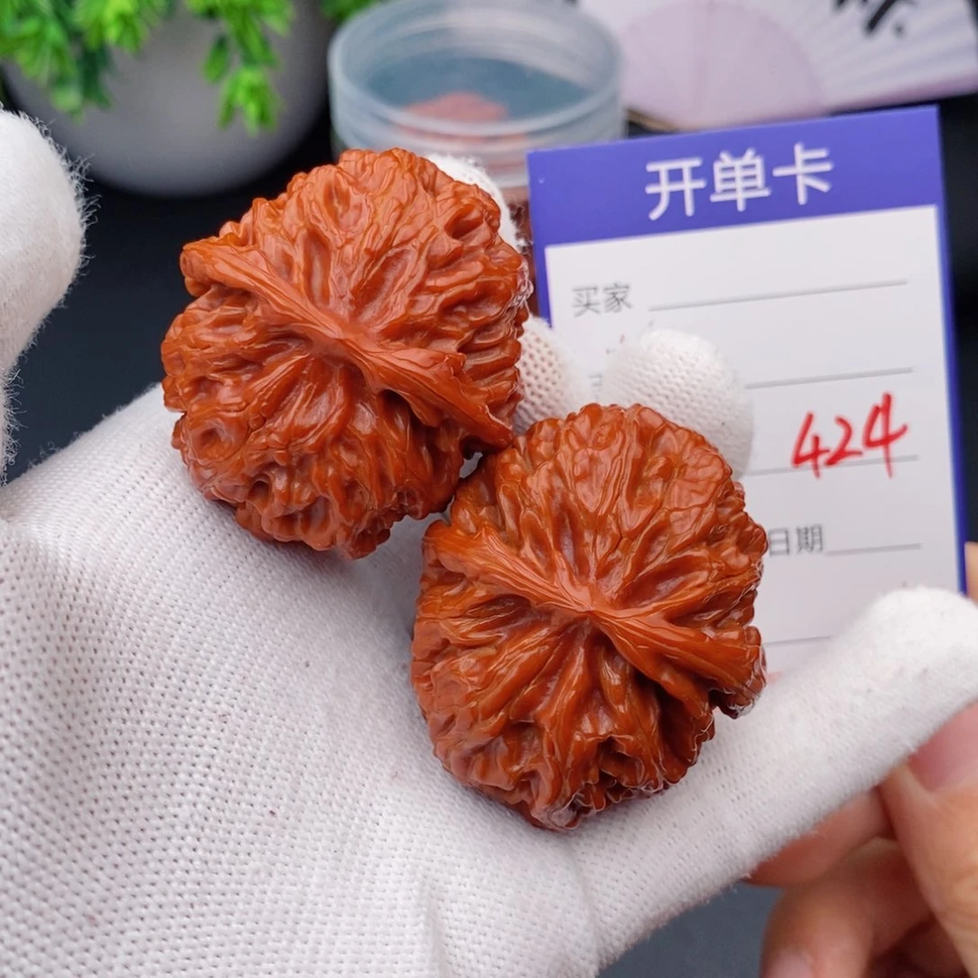 文玩核桃把件40苹果园424