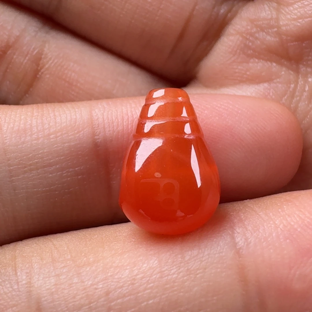 南红玛瑙未镶嵌三通9