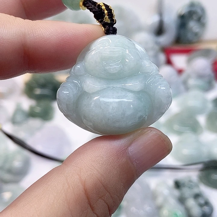颈饰未镶嵌翡翠佛公