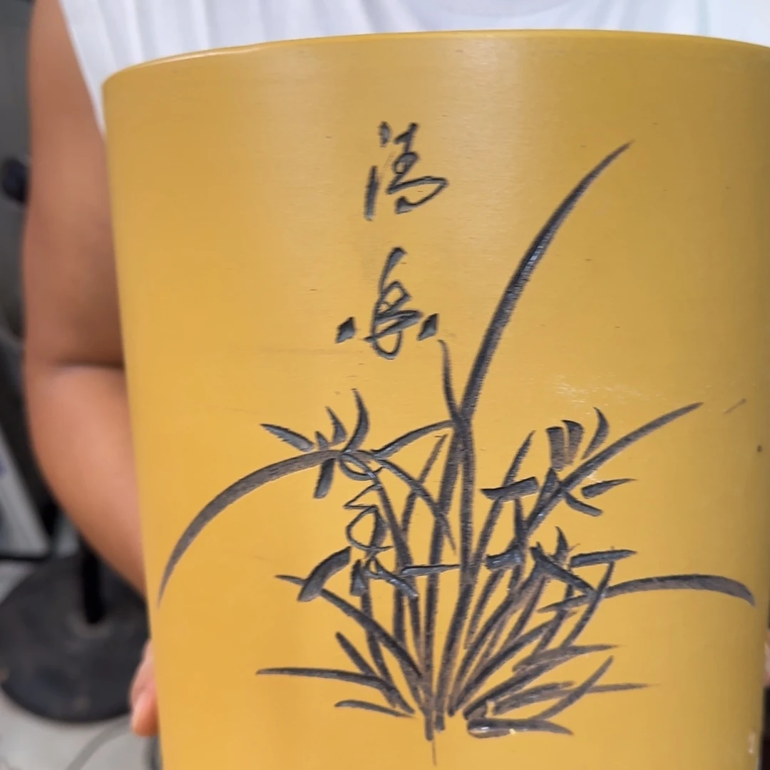 紫砂花盆口径17.22口径