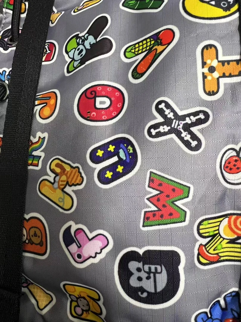 M96 快乐字母系列新款通勤字母印花斜挎包131