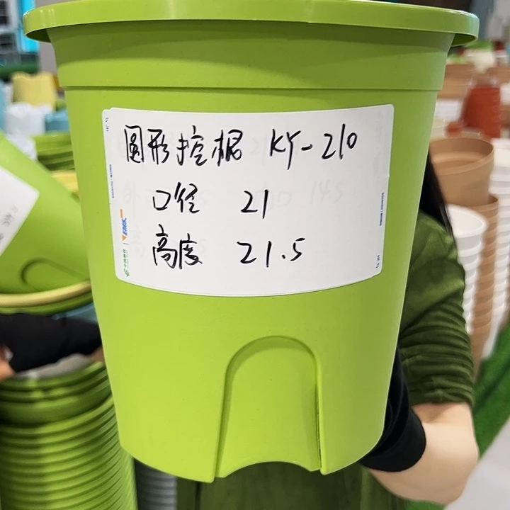 正品圆形控根口21高21白色8个无托