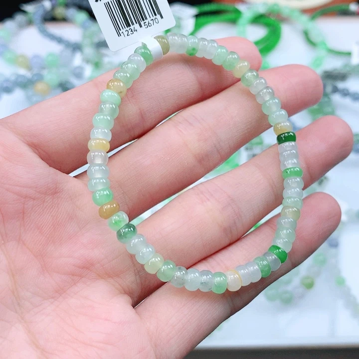 未镶嵌手链翡翠翡翠