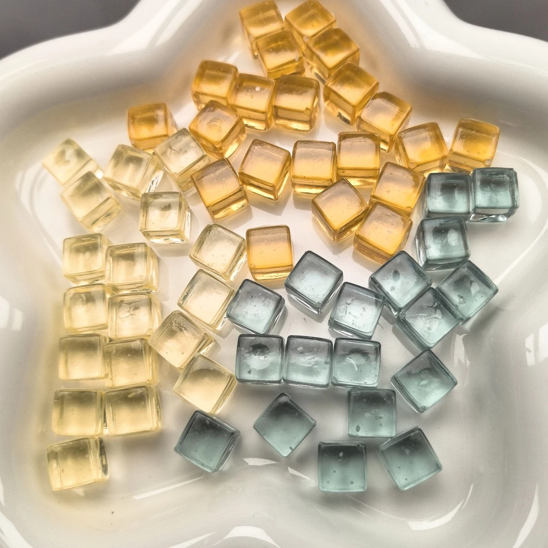 【又拆又送】薄荷柠檬  夜光小冰块DIY透明