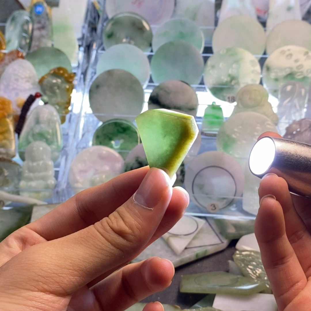 翡翠散珠翡翠a货07