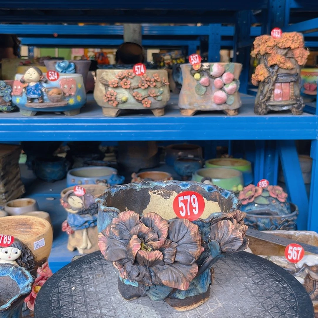 579 号陶然花器手工花盆