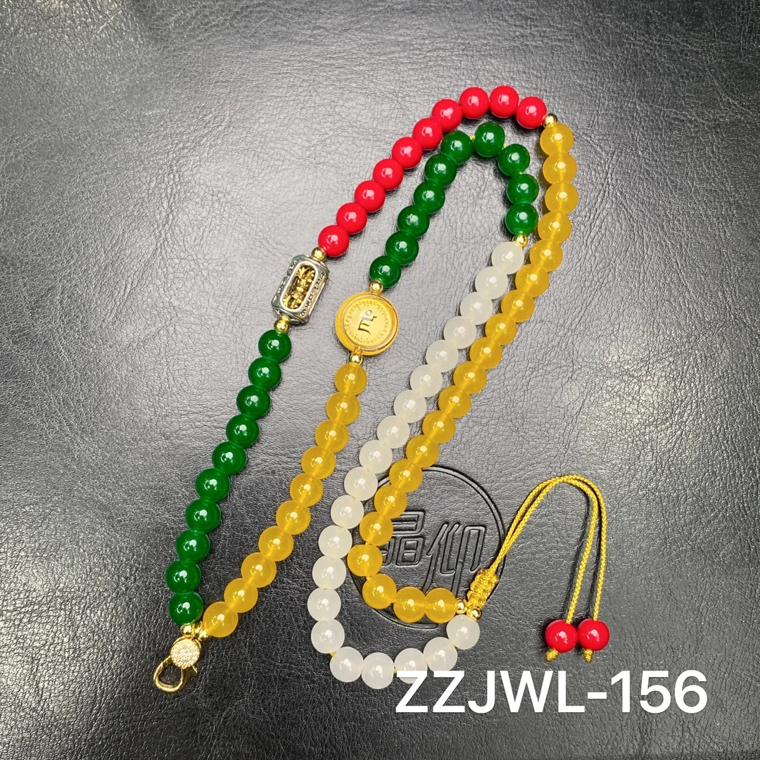 铜合金琉璃手链 晶仰ZZJWL-156黄C四业怀业珠毛衣链