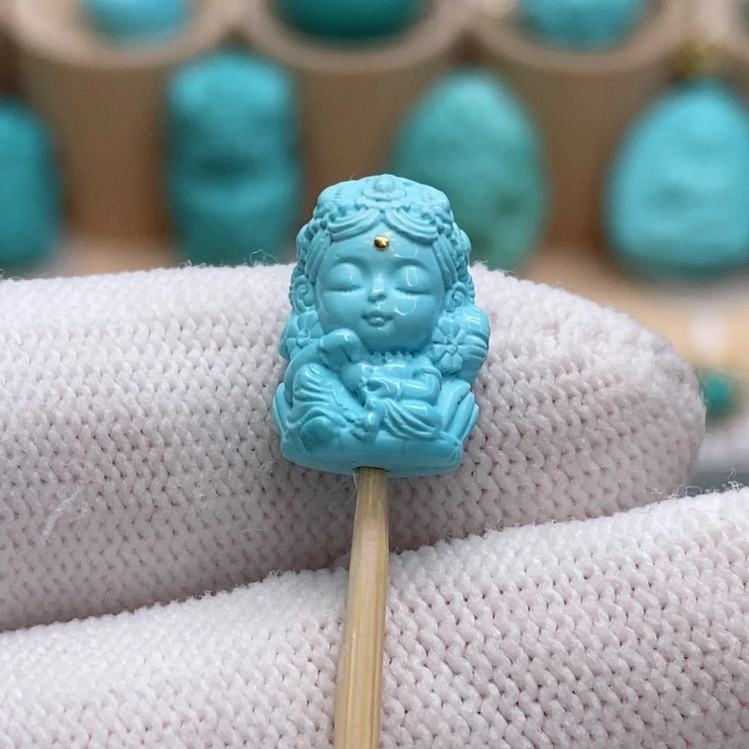 未镶嵌绿松石珠宝奇石