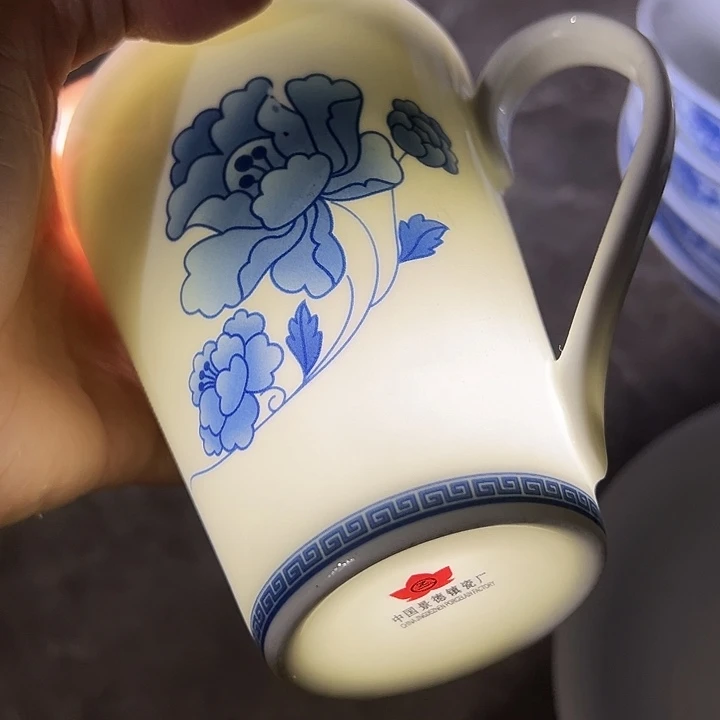 青韵马克杯陶瓷一个