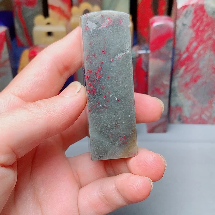 昌化石昌化鸡血石印章