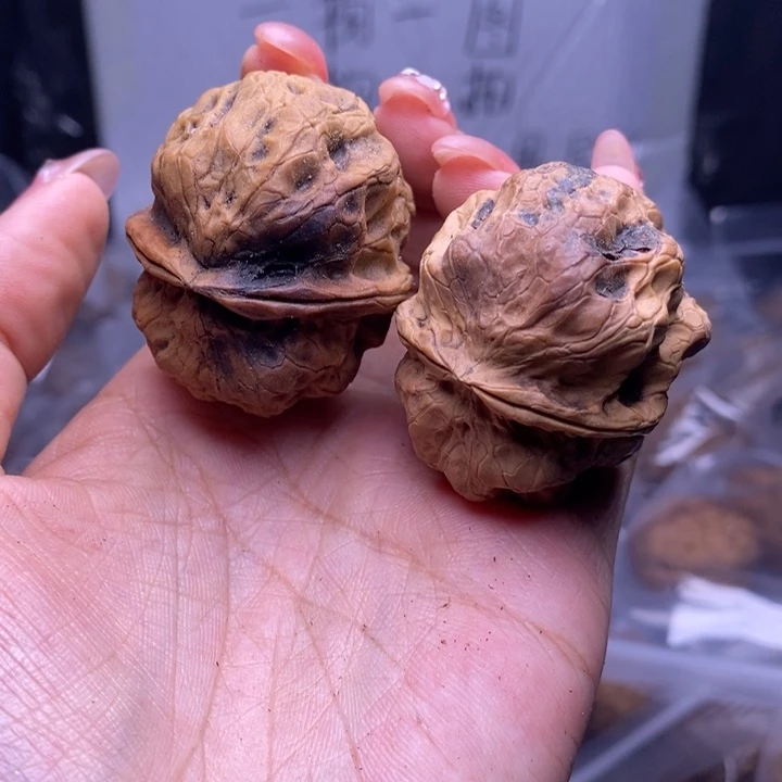 文玩核桃把件云南野生铁核桃99号41mm