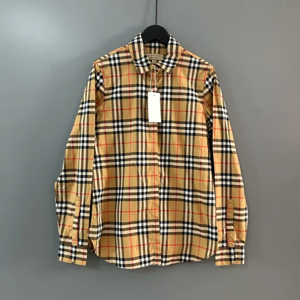 95新 BURBERRY/博柏利 Burberry格纹衬衫