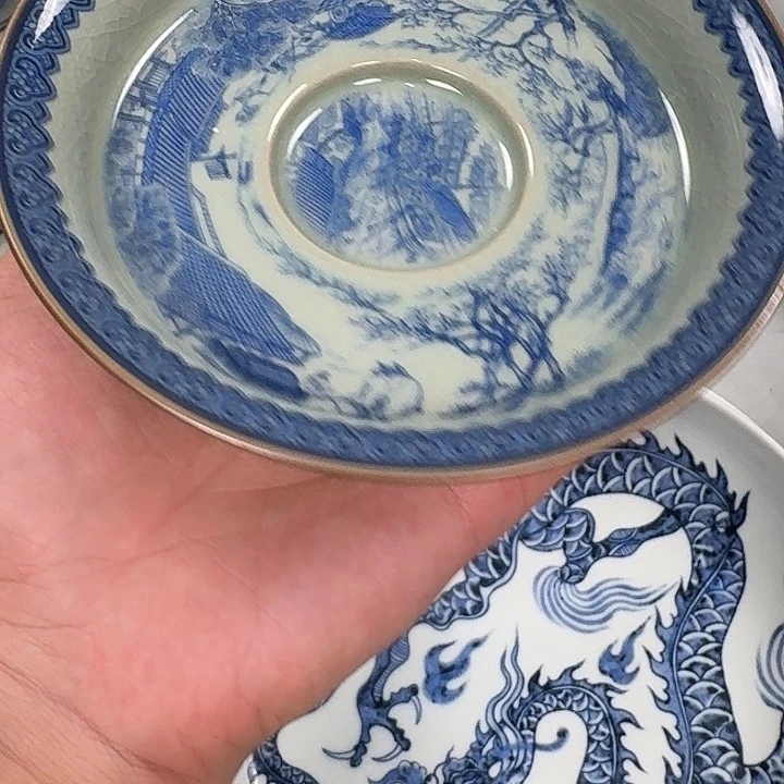 瓷片清明上河图高足胡乘微瑕