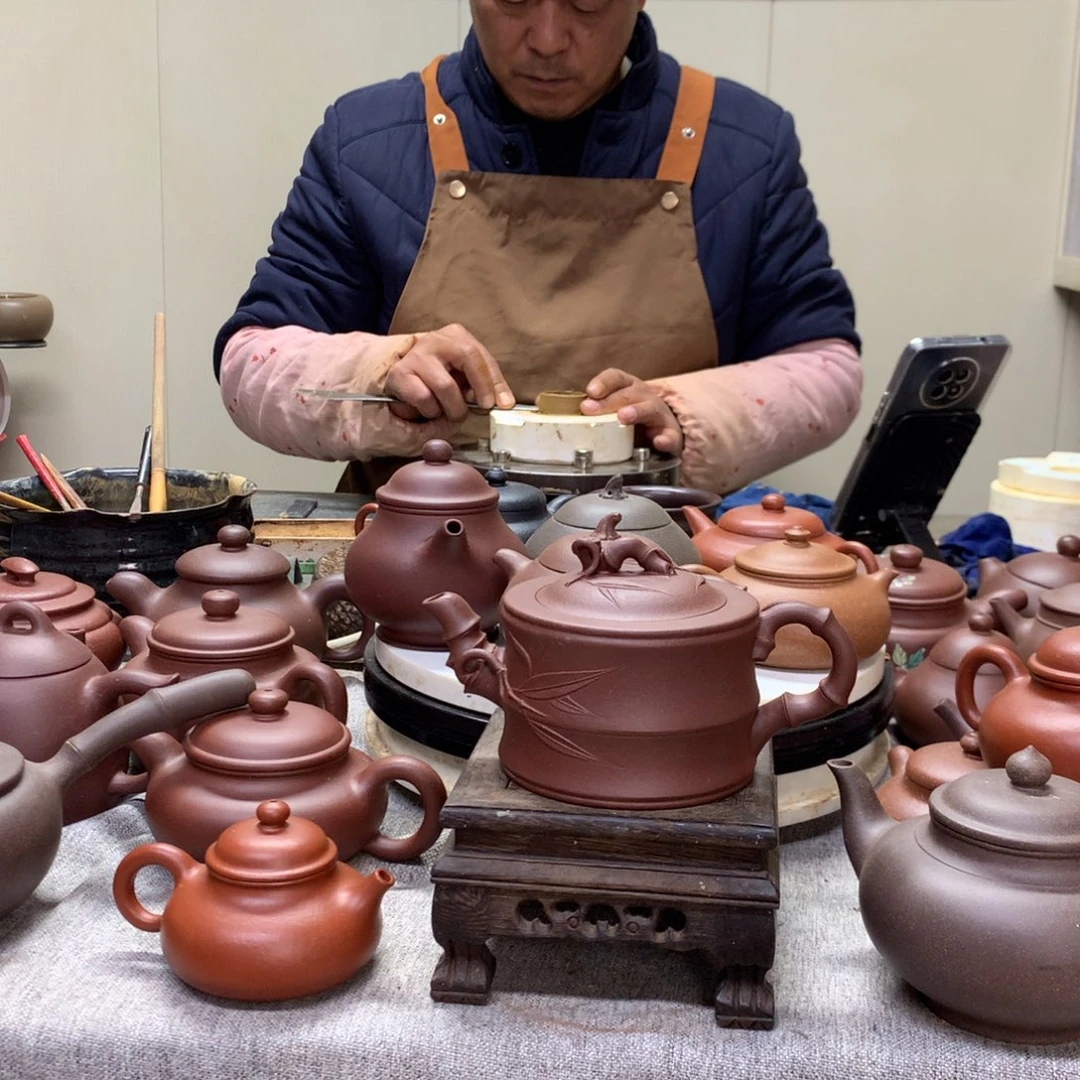 底槽青茶壶竹段270 C半手工制作