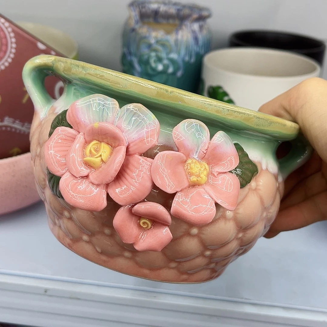 陶瓷多肉绿植陶瓷花盆