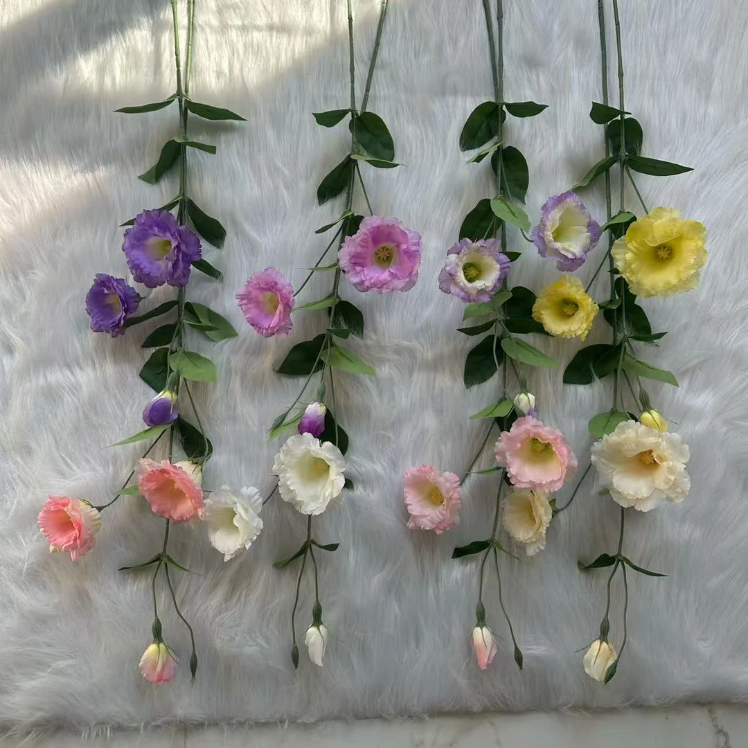 桔梗仿真花婚庆婚礼堂插花假花