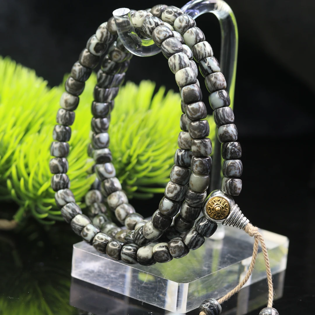 5和田玉且末特色糖白项链/100269保利厦门拍卖