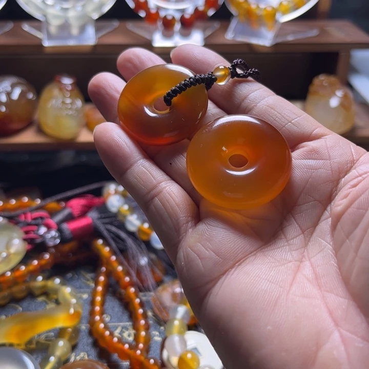 老***！玛瑙/玉髓手链合金