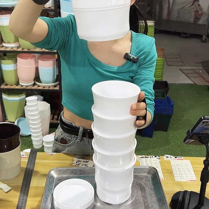 竹节口12高12白色6个带托