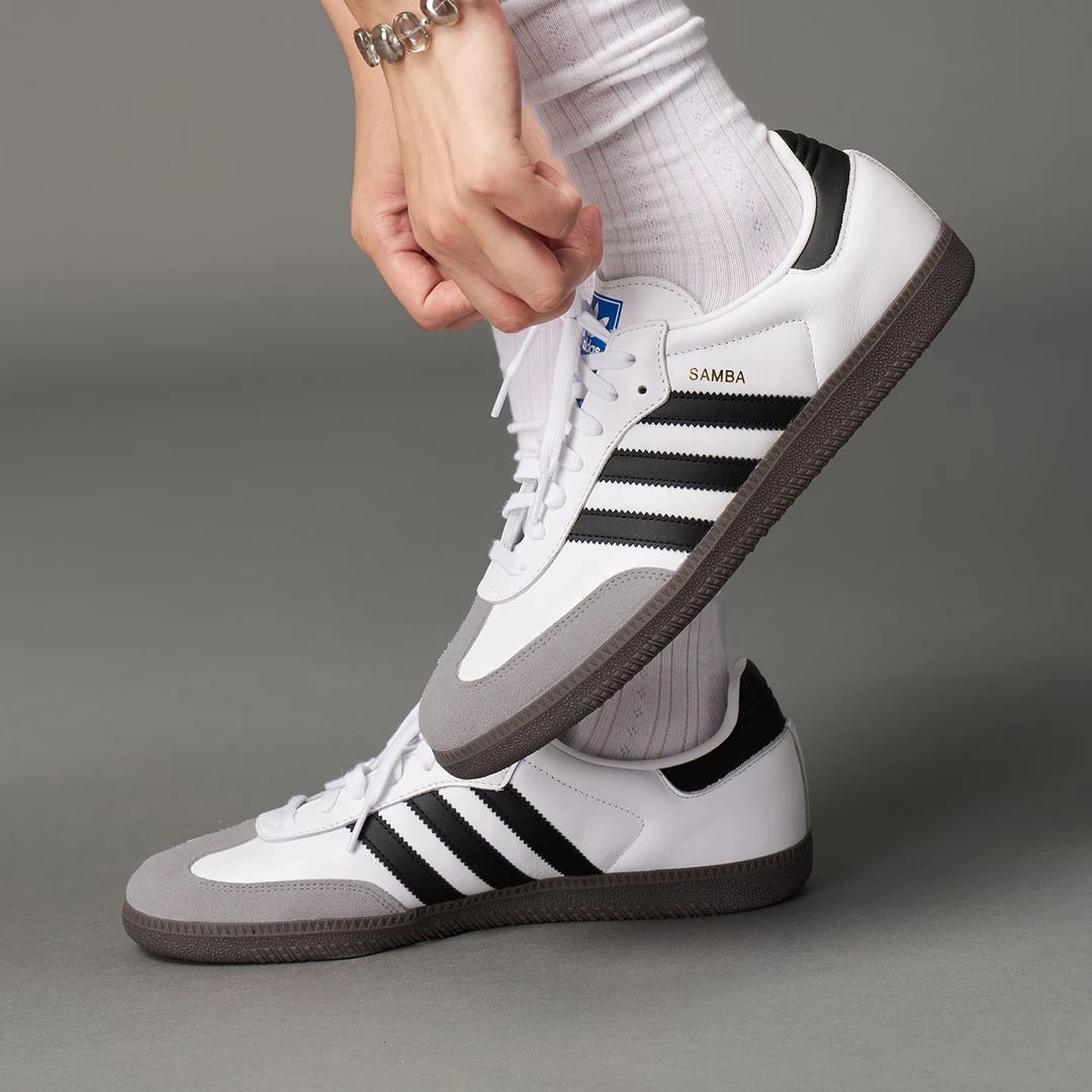 Adidas阿迪达斯经典复古运动鞋小白鞋德训鞋「T头鞋」男女鞋B75806