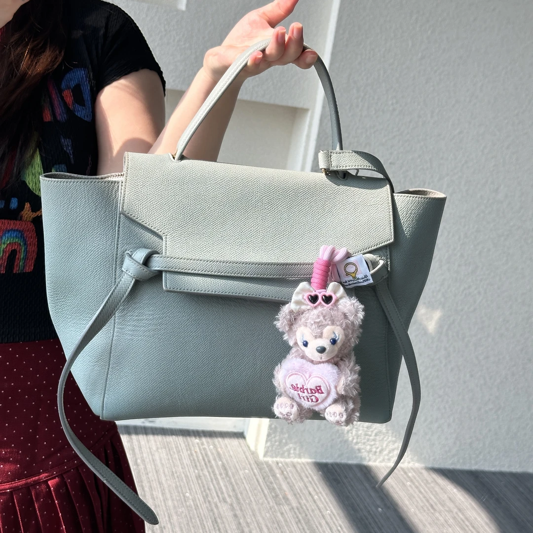 95新 Celine/思琳 薄荷蓝鲶鱼包手提包斜挎包