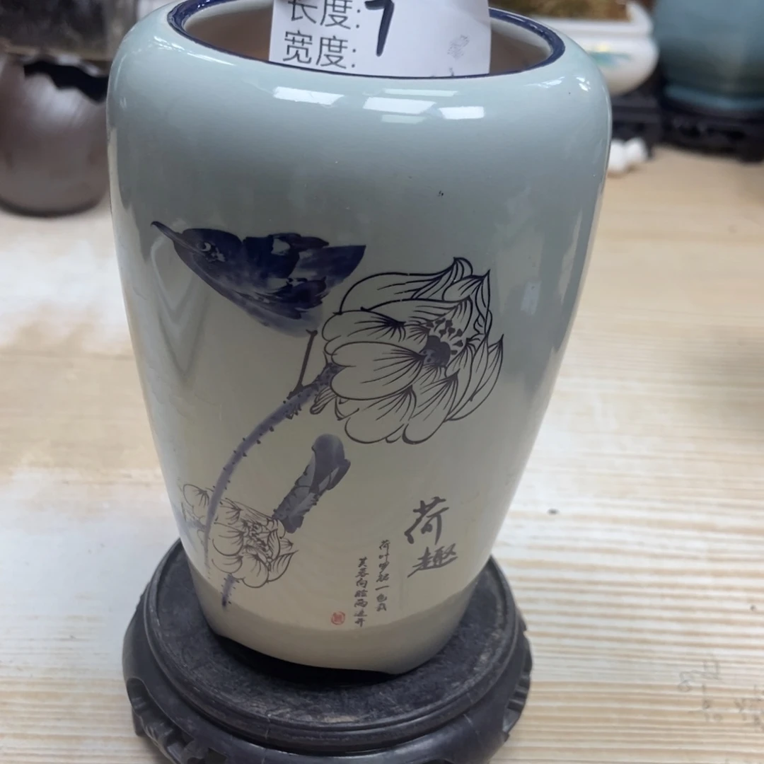 瓷片陶瓷花盆陶瓷艺术