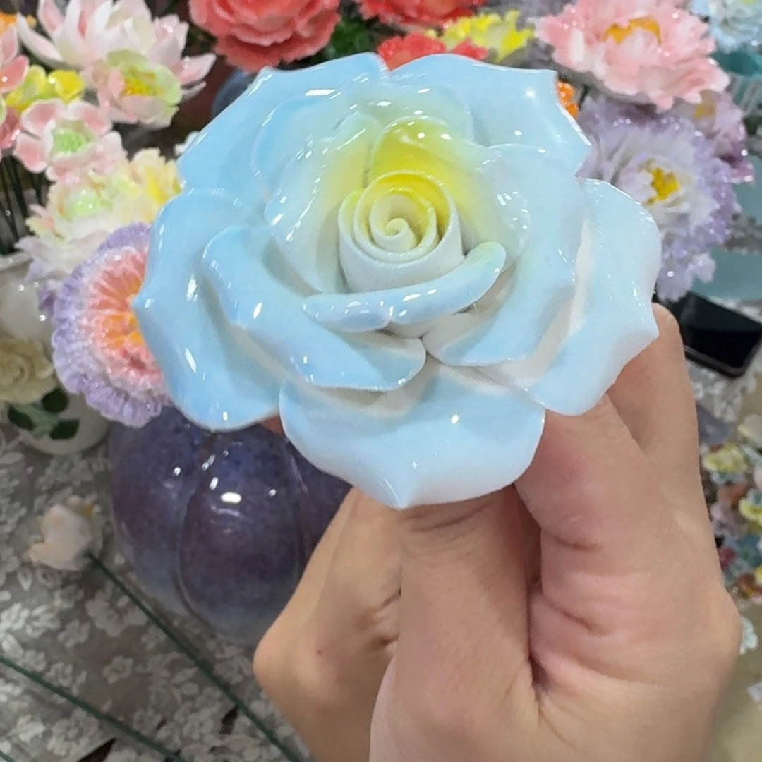 陶瓷花拍满20元发货，退款拉黑