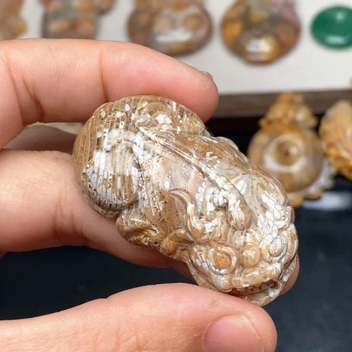 硅化珊瑚（珊瑚玉）手镯未镶嵌