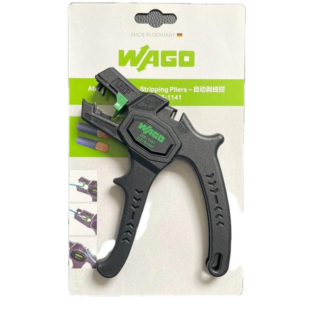 德国WAGO万可剥线钳206-1141多功能专用工具钳子电工快速拔线剪刀