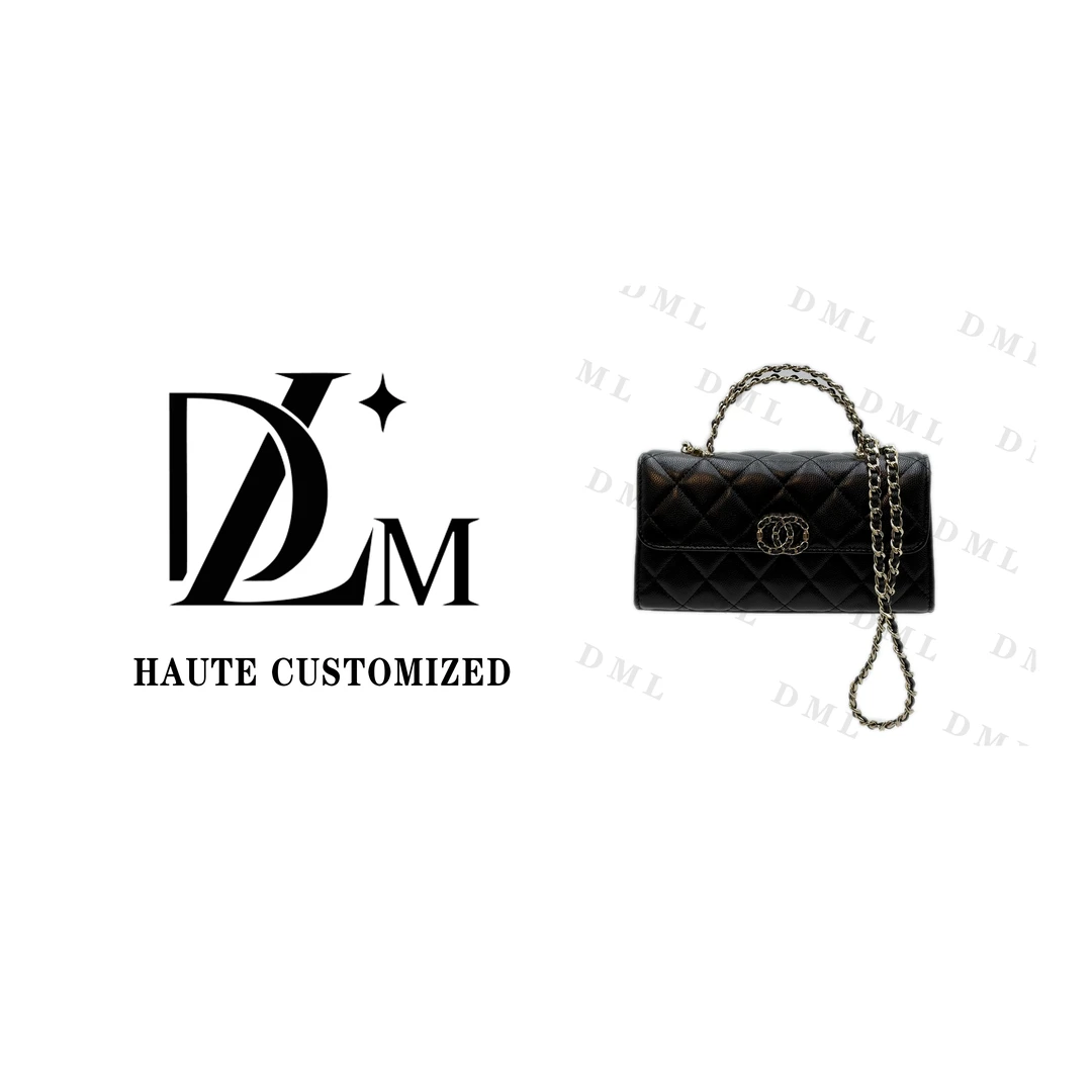 B1625【尺寸长19*宽5*高11CM】原创设计高定真皮女包香香家diy包包