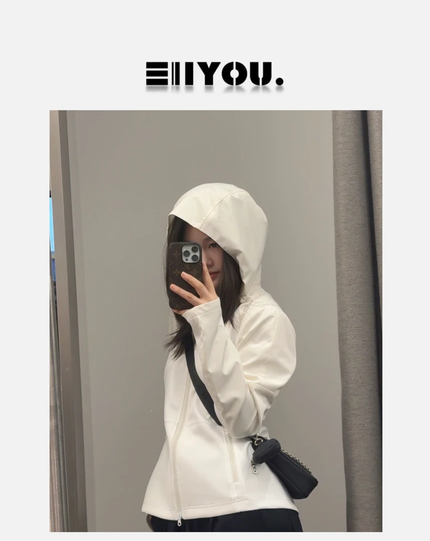 【ENYOU定制】有氧生活 两色连帽外套