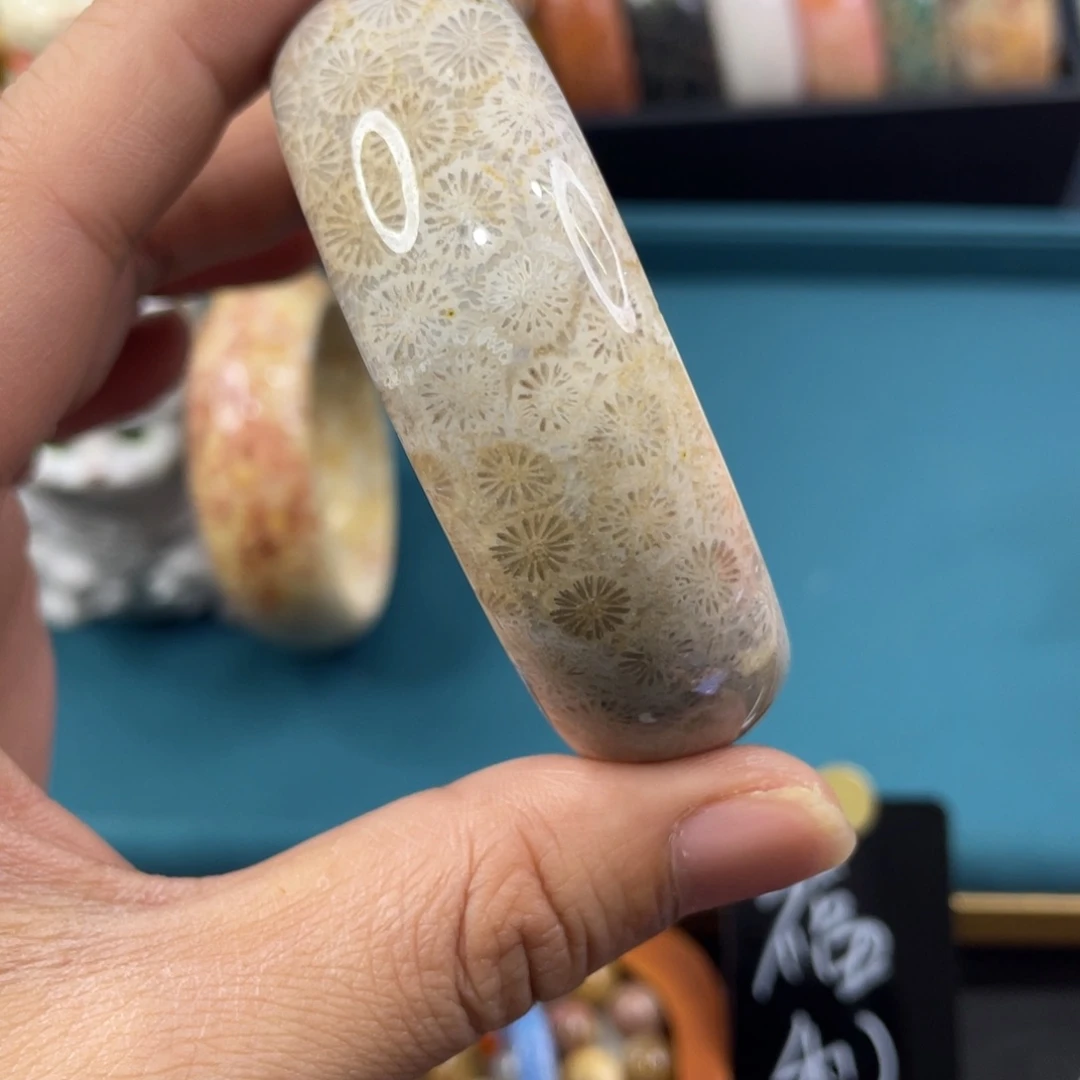未镶嵌手镯硅化玉