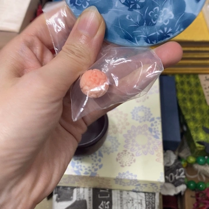 摆件四****鸟中古工艺品一件