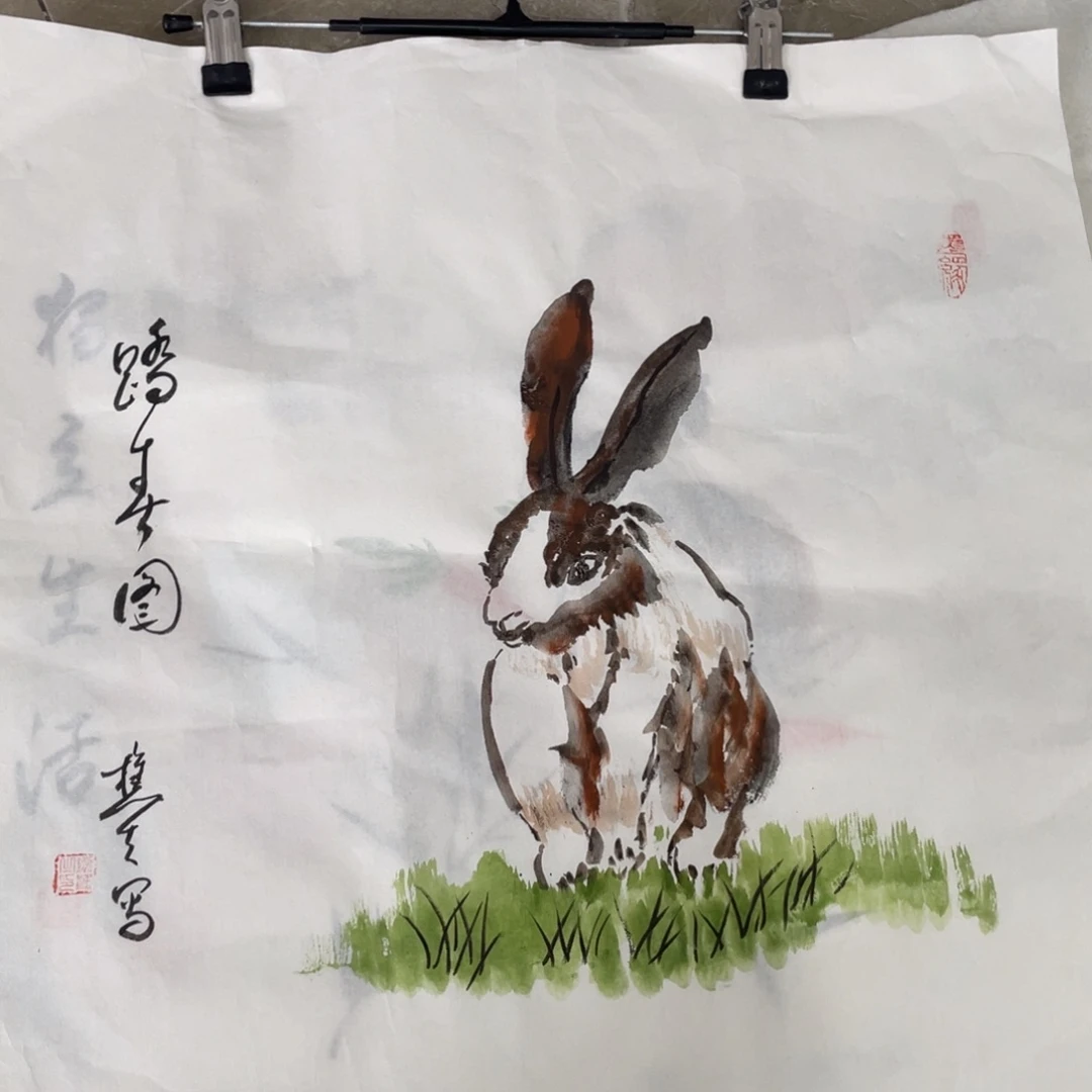 国画刘鲁樵老师绘画