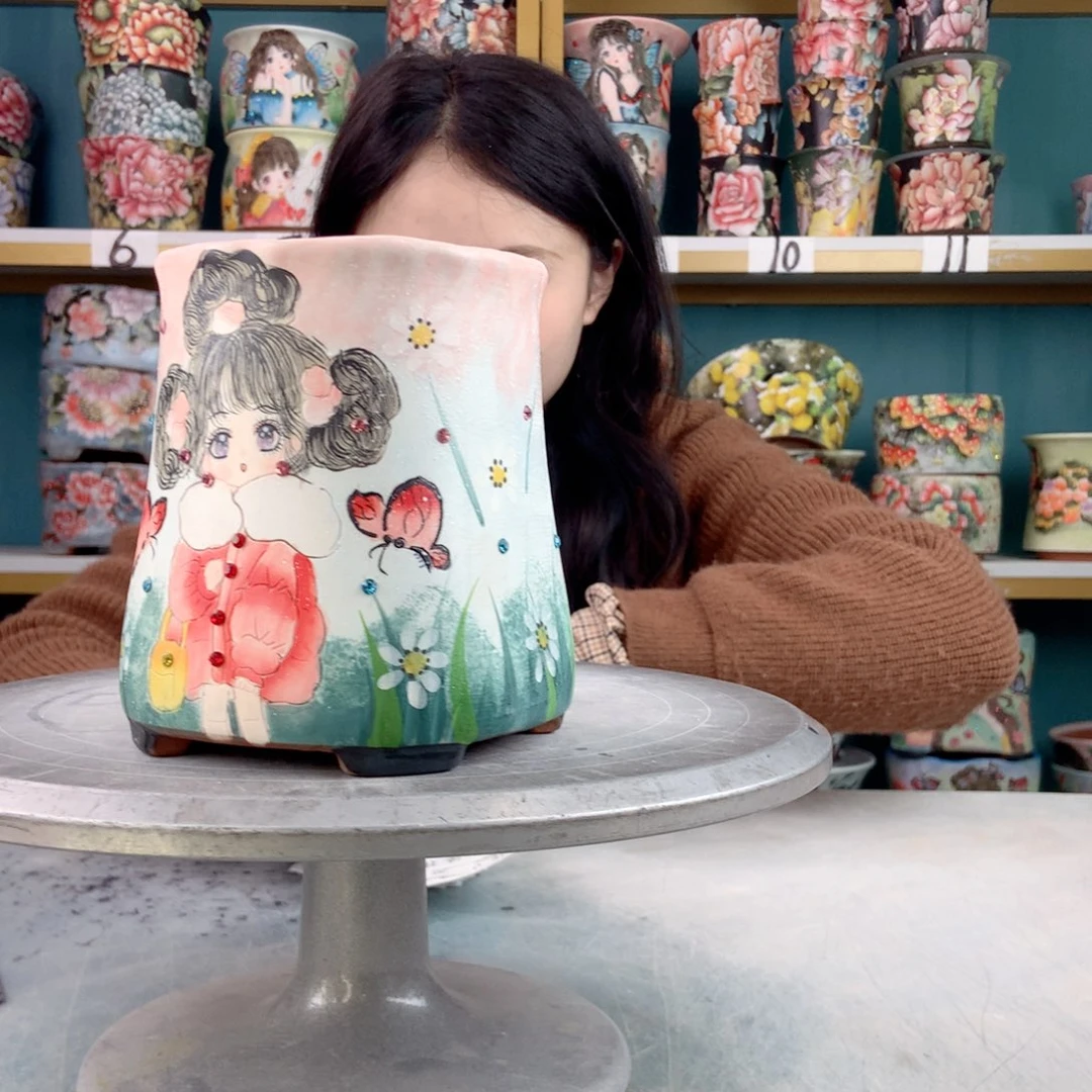 罐景德镇手工瑕疵130