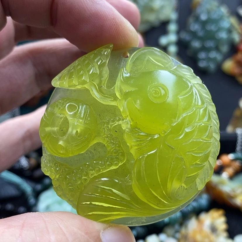 【闪购商品】未镶嵌蛇纹石玉吊坠