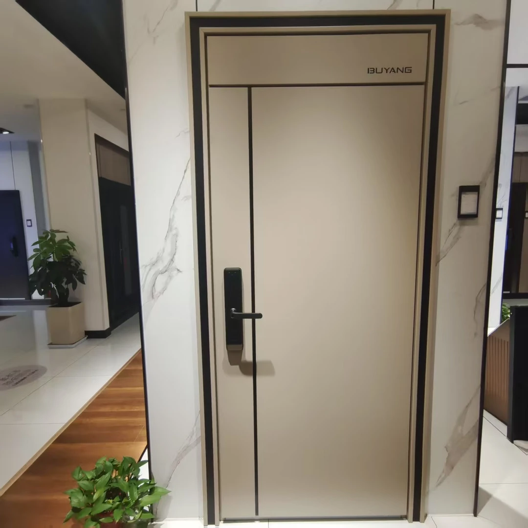 捡漏！步阳云端安全防盗门高端轻奢时尚简约奶油风子母门可定制