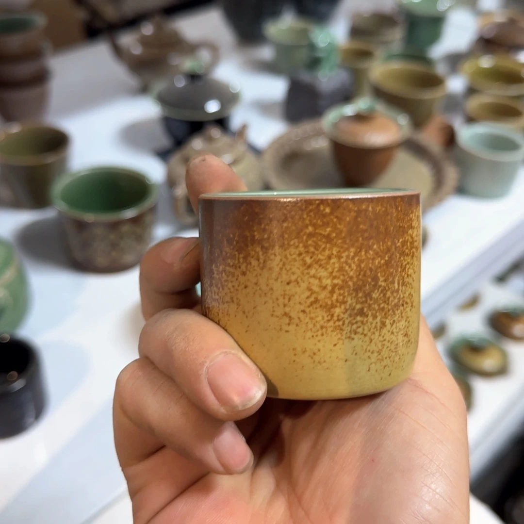 小金茶具青瓷茶器