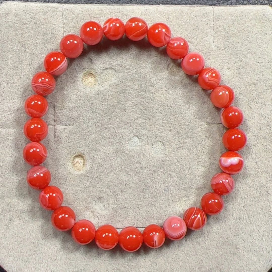 南红玛瑙未镶嵌6➕单圈（特价不退不换）