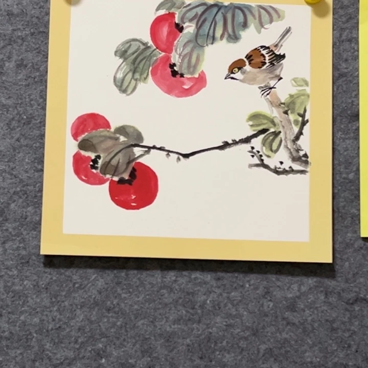 竖款淄博大鱼书画艺术作品