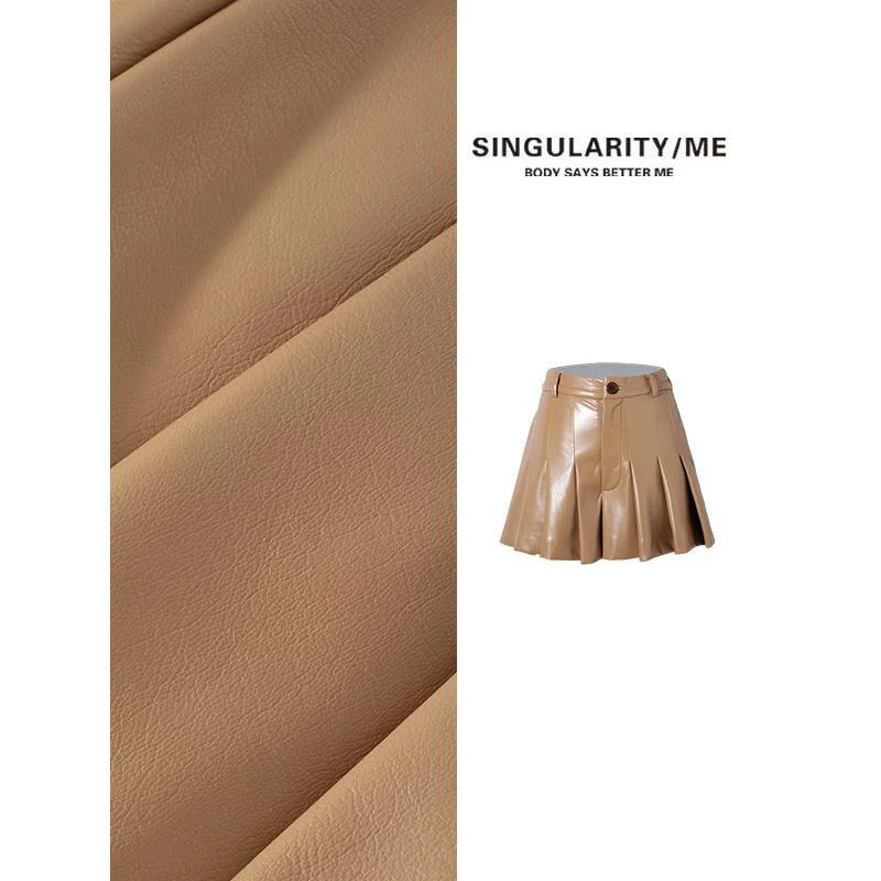 Singularity Me 8S 7083 【意式浓缩】美式复古辣妹百褶皮短裙