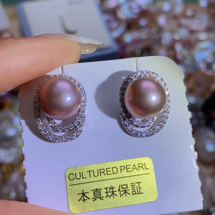 【闪购商品】淡水珍珠天然珍珠（微瑕）合金