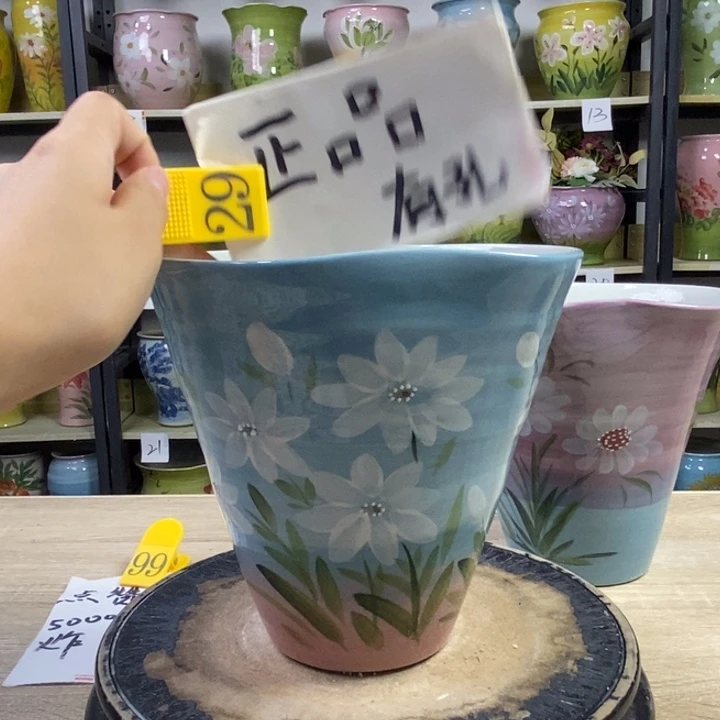 景德镇高温陶瓷花盆