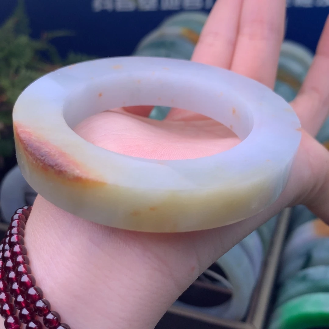 定制翡翠未镶嵌手镯定制不退不换