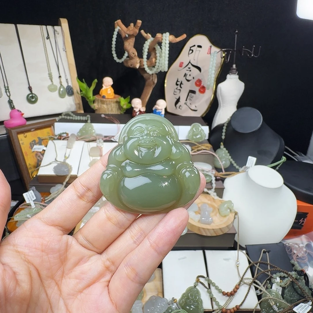 福***多颈饰未镶嵌和田玉